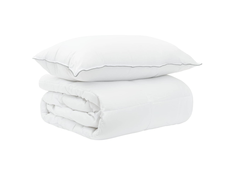  Ensemble de couette et oreillers de lit 2 pcs - duvet 135 x 200 cm été  - Conforama A