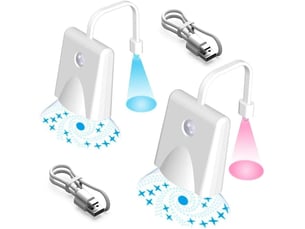 Veilleuses led pour toilettes, lumière de cuvette de toilette activée par le mouvement, 7 couleurs changeantes, lampe de nuit led pour salle de bain, blanc