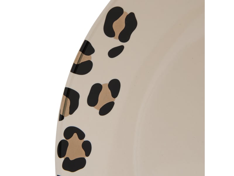 Assiette plate 26 cm Céramique marron  - Conforama S