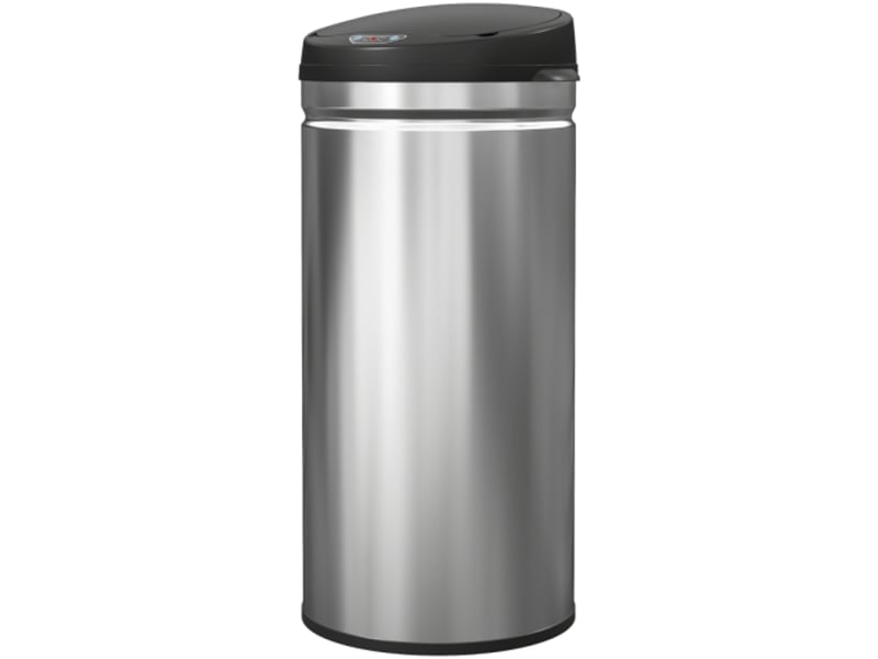 Poubelle à capteur 42 l en inox, sans contact, fermeture douce, pour cuisine hygiénique - Conforama A