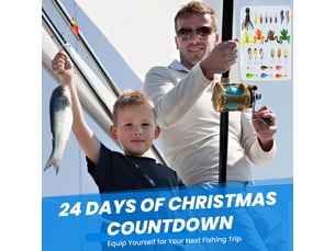 Calendrier de l’avent pêche 2026, 24 jours de leurres, kit de pêche pour eau douce et salée, cadeau de noël homme