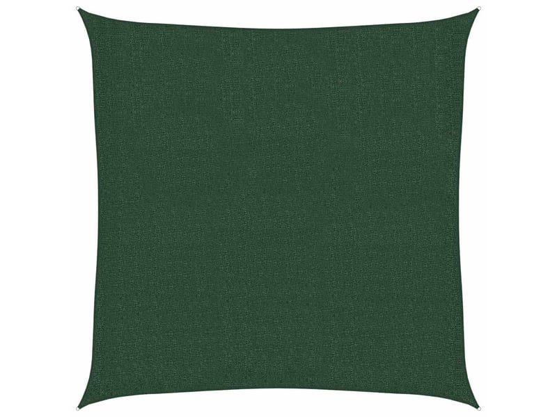  Voile d'ombrage - voile d'ombre - voile parasol 160 gm² vert foncé 3,6x3,6 m pehd  - Conforama A