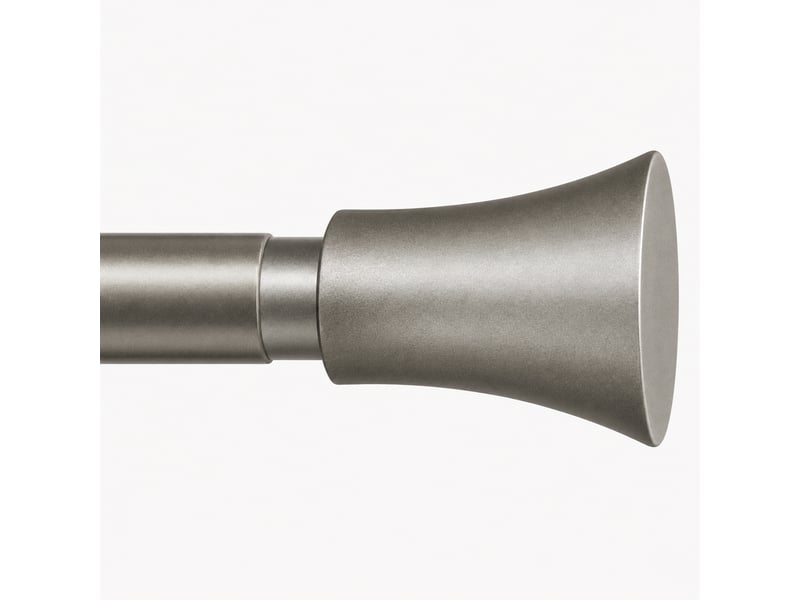  Kit tringle à rideaux extensible avec embouts pommeau d19mm 120-210 cm  - Conforama B