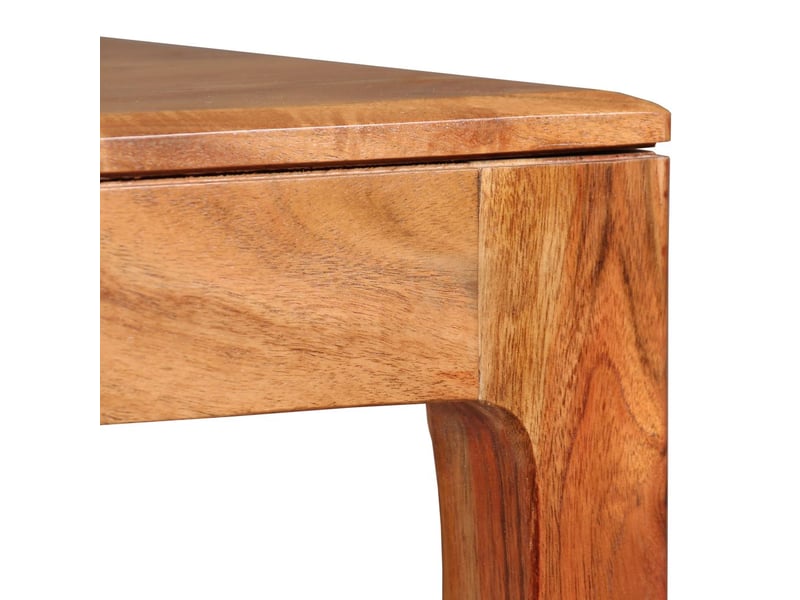  Table de salon salle à manger design bois massif 118 x 60 x 76 cm 0902198  - Conforama E