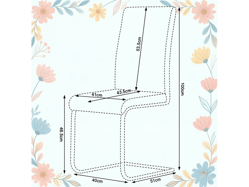  Lot de 2 chaises de bureau à piètement traîneau en velours et métal gris foncé  - Conforama E