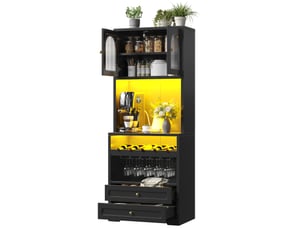 Armoire <strong></strong> <strong></strong> coloris noir largeur 70 cm