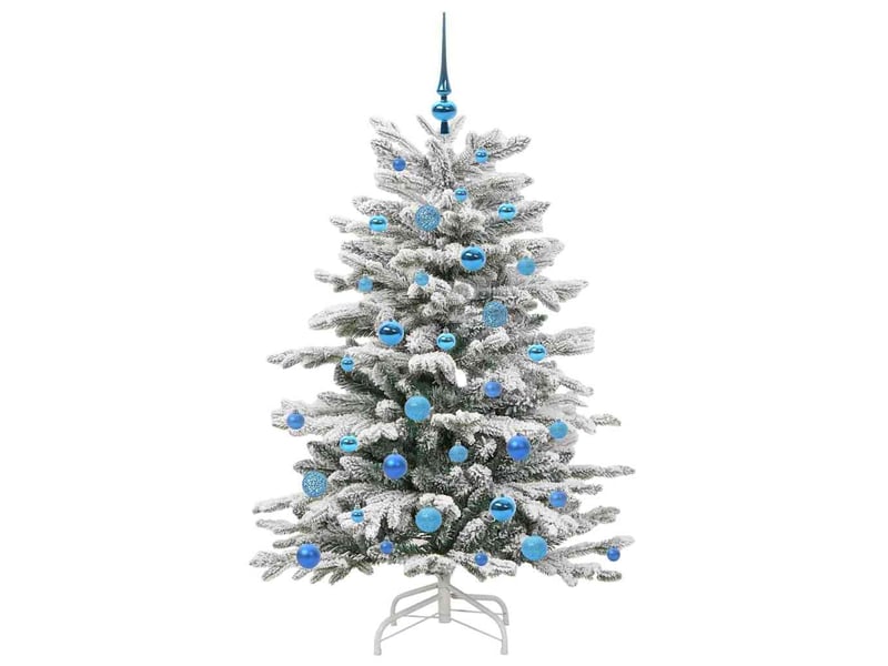  Sapin de noël - arbre de noël artificiel à branches articulées blanc 150 cm  - Conforama D
