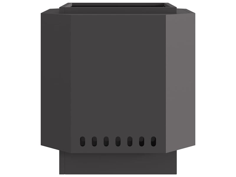  Brasero exterieur, foyer sans fumée noir 48x48x51 cm acier patiné shl30023  - Conforama E
