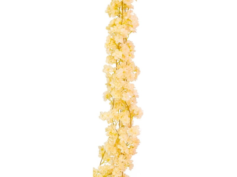  Guirlande fleur de cerisier - 3 pièces - tige flexible avec fil métallique - décoration printemps mariage chambre fête - artificielle soie  - Conforama A