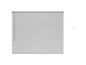 Store vénitien, store de fenêtre argenté 130 x 155 cm 25 mm aluminium cf47549