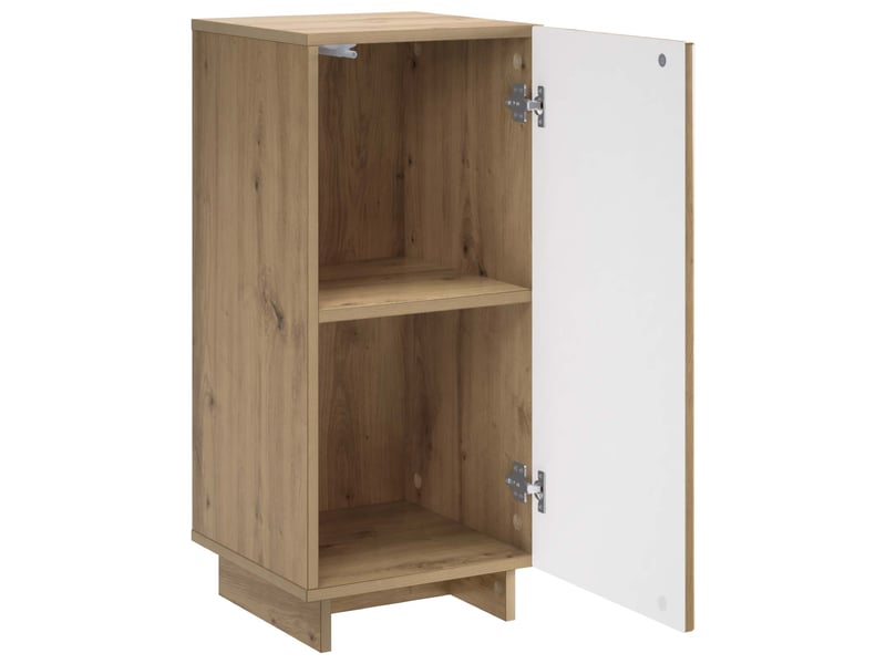 Buffet salon, buffet chêne artisanal 33,5x34,5x75 cm bois d'ingénierie shl68480 - Conforama C