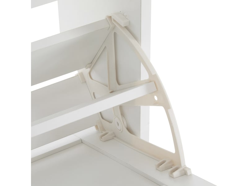  Meuble à chaussures 110x24x90 cm, hauteur 90 cm, largeur 110 cm, panneau de particules, idéal couloir étroit  - Conforama E