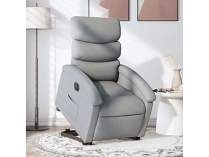 Fauteuil relax électrique  <strong></strong> Tissu argenté