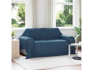 Plaid canapé bleu marine 280x210 cm 0.79 kg polaire