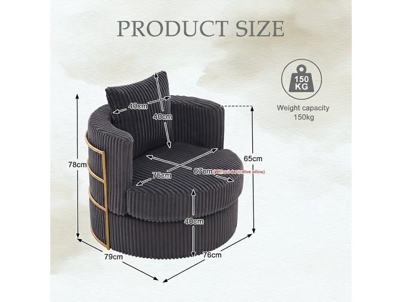  Fauteuil, rangement intégré, bicolore cao-W3056P485956-conf-NEW - Conforama C