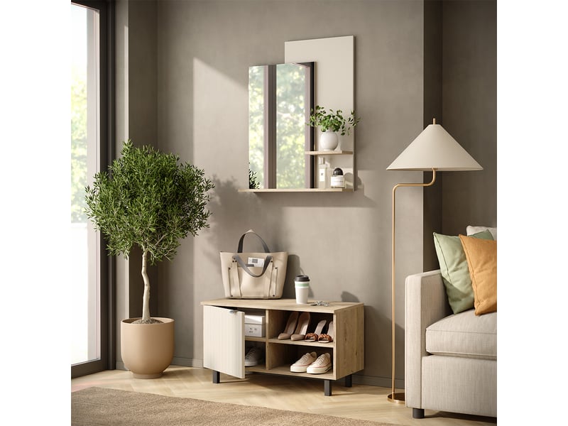  Vicco vestiaire, chênecachemire, ensemble de 2 pièces  - Conforama E