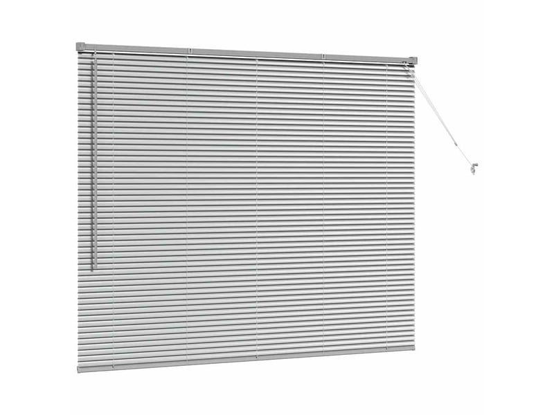  Store vénitien, store de fenêtre argenté 130 x 155 cm 25 mm aluminium cf47549  - Conforama E