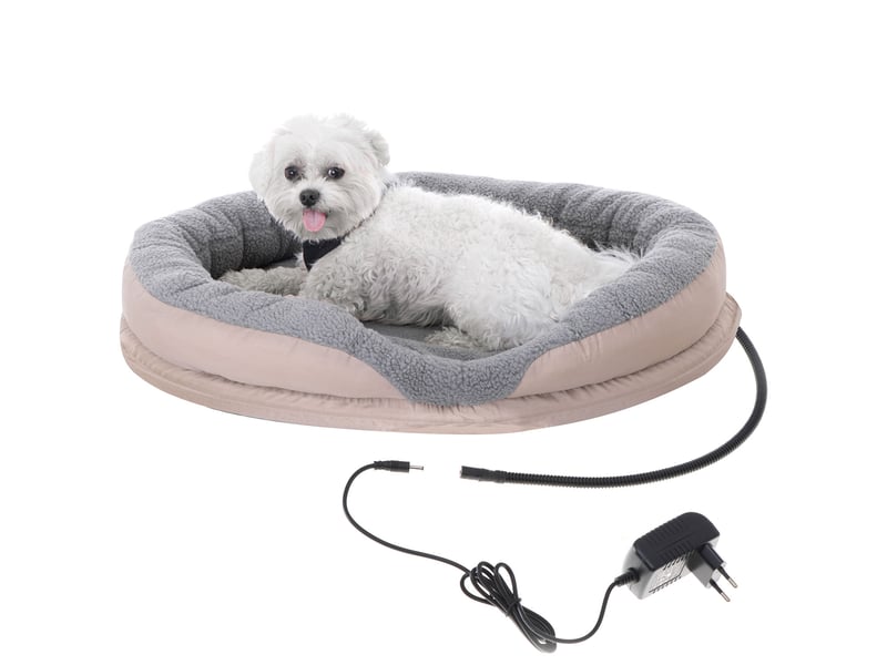 Panier Chauffant Pour Chien/chat Beurer Kira – 58x50 Cm – Lavable 30°C, Minuterie, 2 Niveaux Chaleur