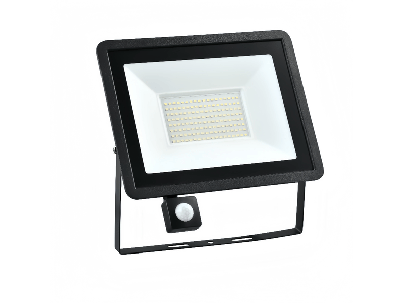 50w projecteur led extérieur détecteur mouvement ip66 5000lm 6500k pour jardin - rw - Conforama A