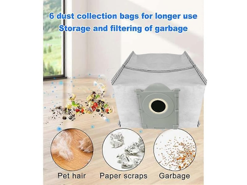 Vacuum dust bag for ecovacs deebot t50 maxt50 prot50 omnit50 pro omnit50 max pro omni replacement parts 6pcs - Conforama B