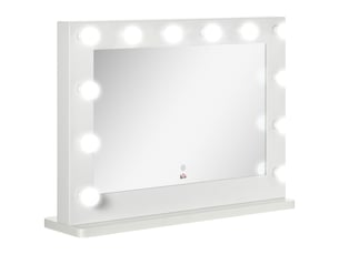 Miroir  habilleuse coloris blanc <strong></strong>  <strong>80x60x20cm</strong> - 80 cm x 60 cm