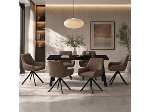 Ensemble table rectangulaire 6 chaise(s) <strong>GOEURVANT</strong> <strong></strong>