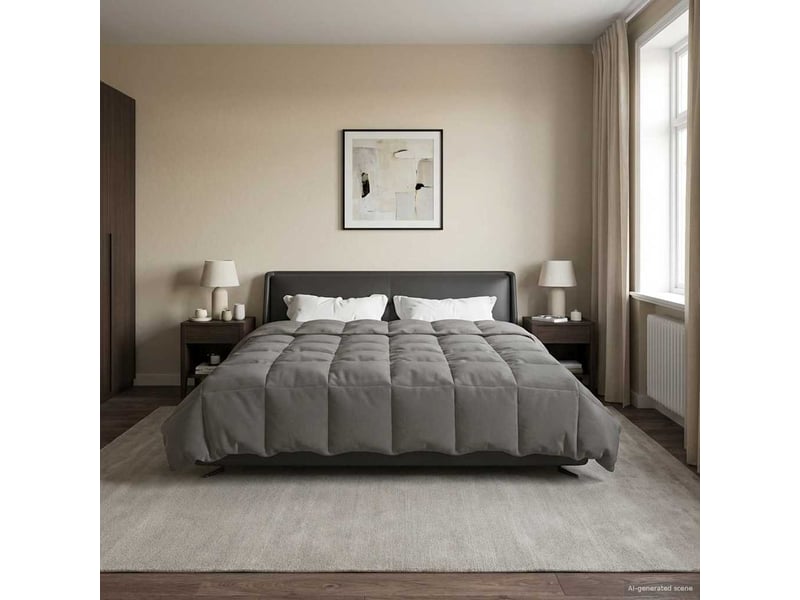  Couette - duvet d'été 200 x 200 cm été microfibre (100% polyester)  - Conforama B