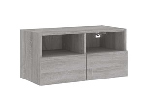 Meuble tv coloris gris 60 cm <strong></strong>  <strong></strong>