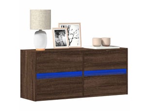 Meuble tv coloris marron 100 cm <strong></strong> <strong></strong>