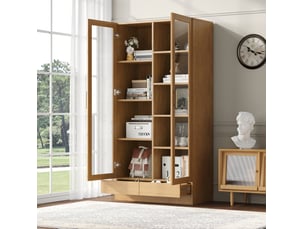 Vitrine coloris naturel <strong>VIVRYN</strong> <strong></strong> - x