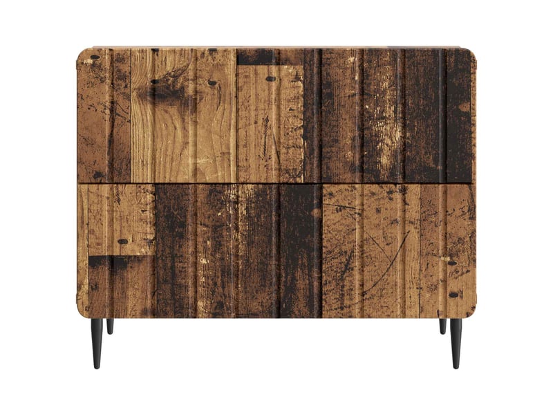  Table de chevet - cabinet de chevet - table de nuit bois ancien 62 x 34,5 x 49,5 cm  - Conforama D