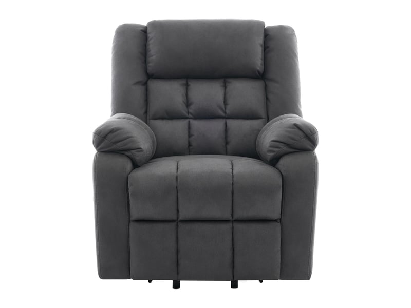  Fauteuil relax électrique - 87x96x103cm - aide au lever, massage chauffant 8 points, tablette porte-gobelet, usb - gris  - Conforama A