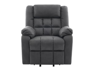 Fauteuil relax électrique - 87x96x103cm - aide au lever, massage chauffant 8 points, tablette porte-gobelet, usb - gris