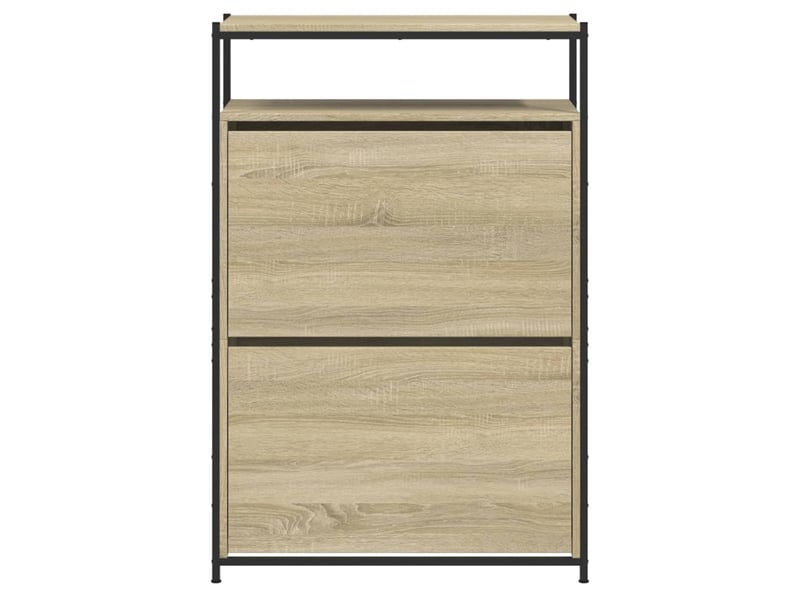  Meuble à chaussures, armoire à chaussures chêne sonoma 0  - Conforama E