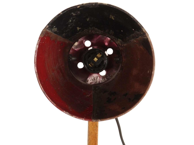 Lampe de bureau industrielle multicolore ronde 23x18x95 cm e27 - Conforama E