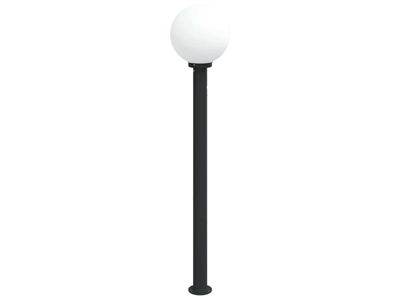Borne lumineuse, lampadaire avec détecteur 120 cm noir ip44 - Conforama D