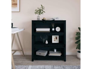 Bibliotheque coloris  noir  <strong></strong> <strong></strong> - 80 cm x 97 cm