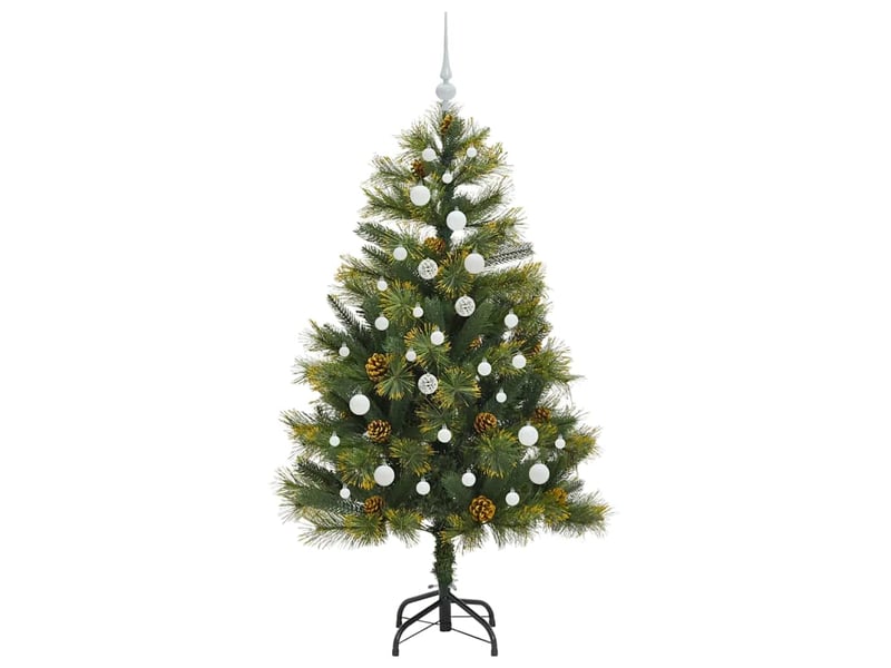  Sapin de noël artificiel, arbre de noël avec branches pliables et cônes 150 cm shl9777  - Conforama D
