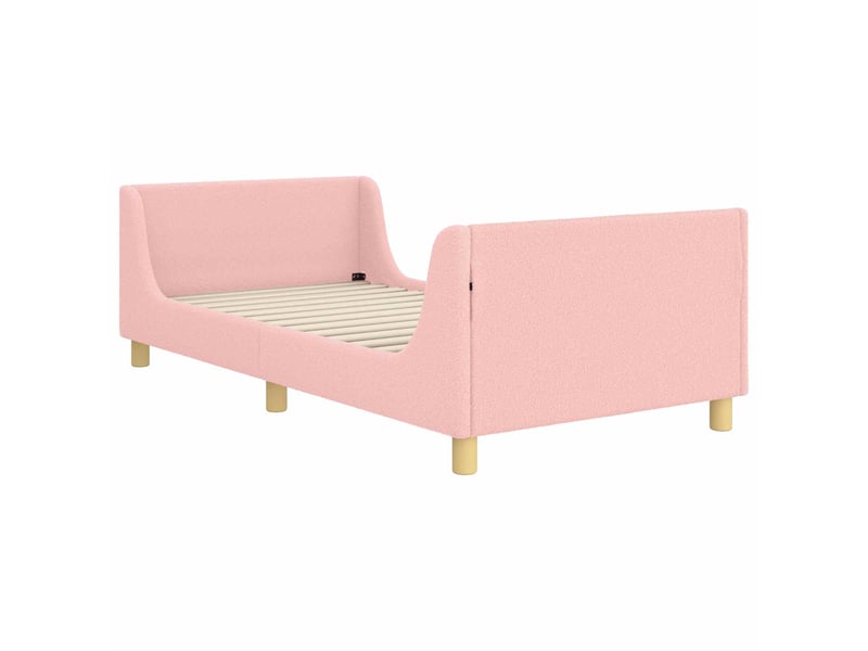  Cadre de lit pour enfants - lit jeune avec tête de lit rose 80 x 200 cm  - Conforama A