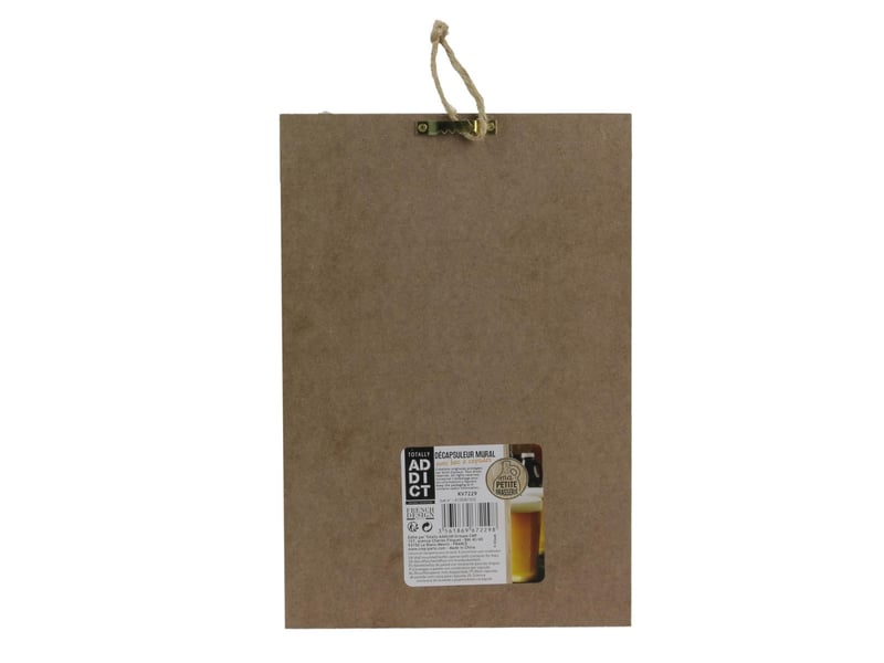  Décapsuleur mural &amp; bac brasserie 26cm naturel  - Conforama C