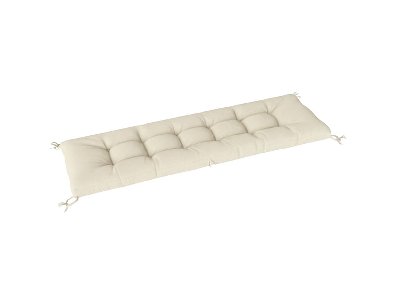  Coussin d'assise 198x65x13 cm avec sangles beige  - Conforama A