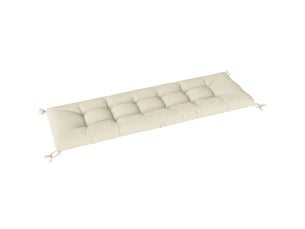 Coussin d'assise 198x65x13 cm avec sangles beige