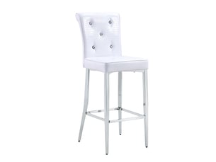 tabouret de bar  <strong>STILVORA</strong>  - blanc vendu Par paire