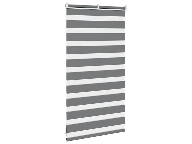  Store zèbre, store de fenêtre gris foncé largeur du tissu 85,9 cm polyester cf48631  - Conforama D