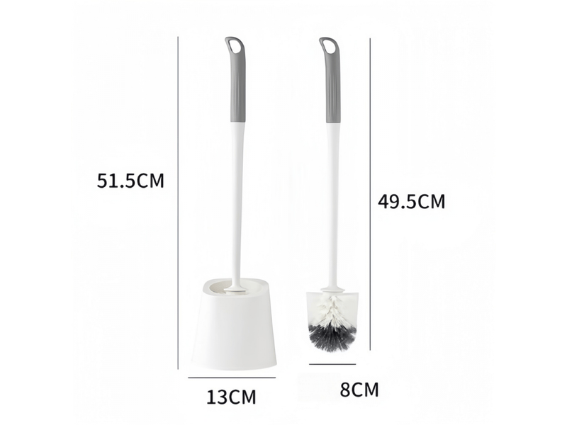  Brosse de bain avec ramasse-poils en polypropylène efficace, nettoyage efficace, poignée sûre  - Conforama D