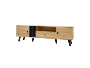 Meuble tv coloris naturel 170 cm <strong>PANGIVO</strong>  <strong></strong>