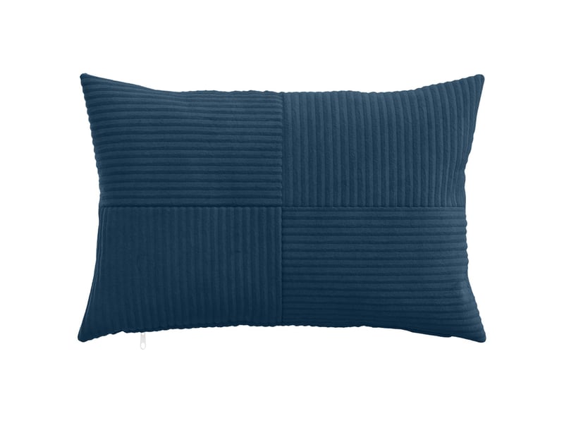  Lot de 6 housses de coussin almelo bleu marine 40 x 60 cm cf49876  - Conforama A
