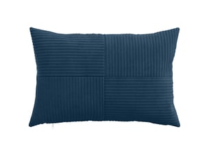 Lot de 6 housses de coussin almelo bleu marine 40 x 60 cm cf49876