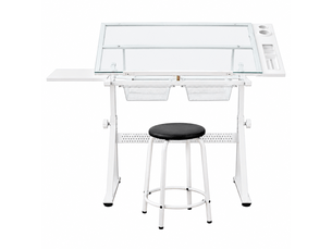 Plateau 101 cm coloris blanc