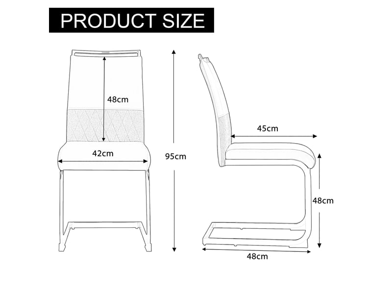  Chaise lot de 2 noir chaise noir - Conforama R